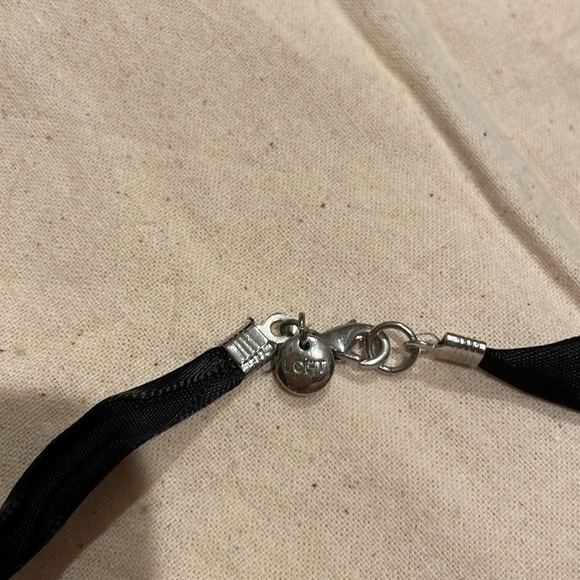 LOFT Blue and Black Beaded Necklace - Picture 7 of 10